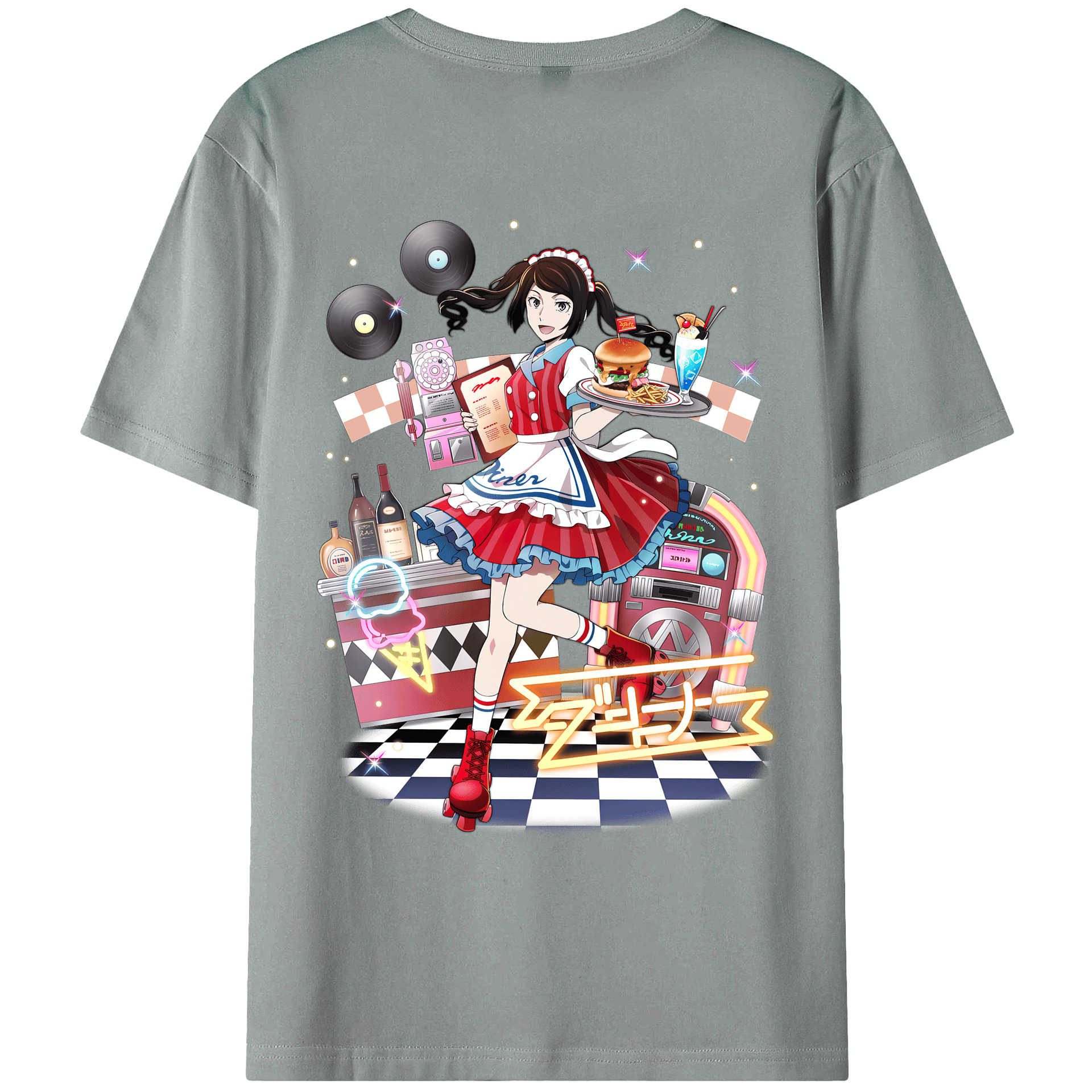 （画像用） 文豪ストレイドッグス Bungo Stray Dogs 綿100％ メンズ半袖Tシャツ（バックプリント） 通気性